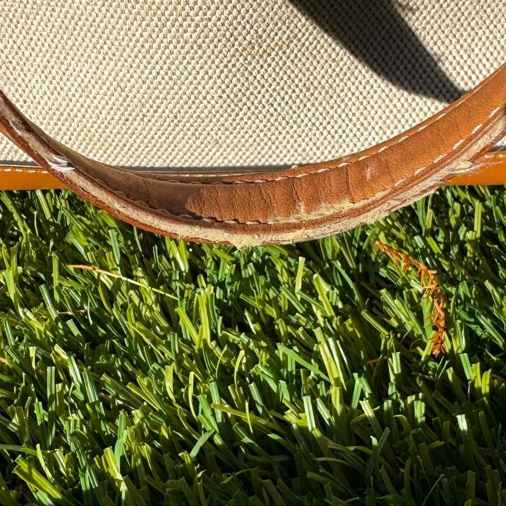 Tory Burch Walker Canvas Satchel in Natural with Striped Strap - Picture 15 of 16